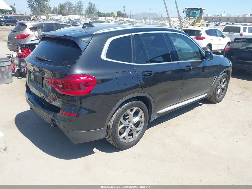 2021 BMW X3 SPORT UTILITY VEHICLE 2.0L I-4 DI, DOHC, VVT, TURBO, 248HP