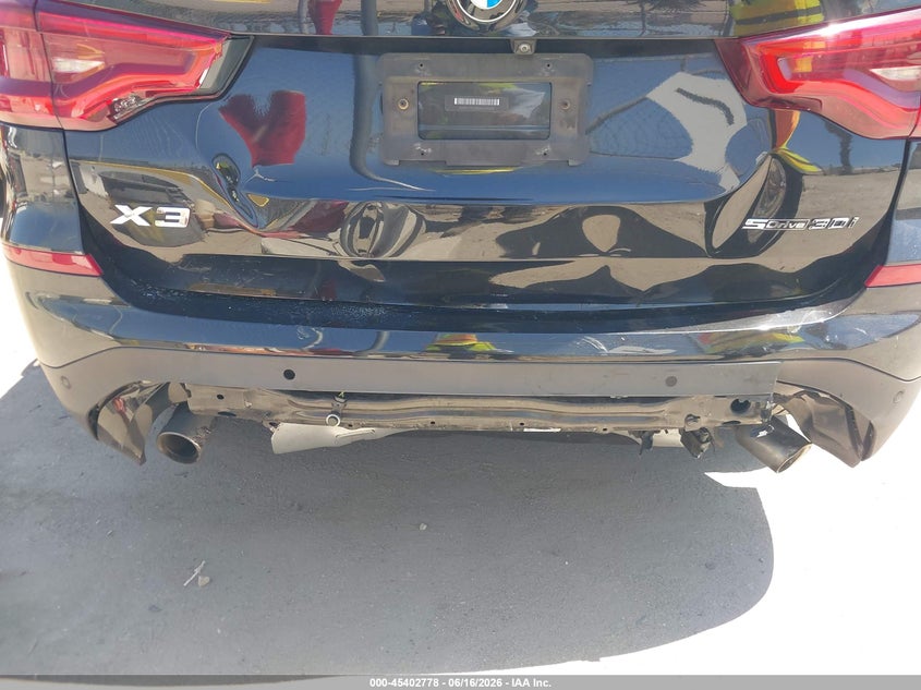 2021 BMW X3 SPORT UTILITY VEHICLE 2.0L I-4 DI, DOHC, VVT, TURBO, 248HP