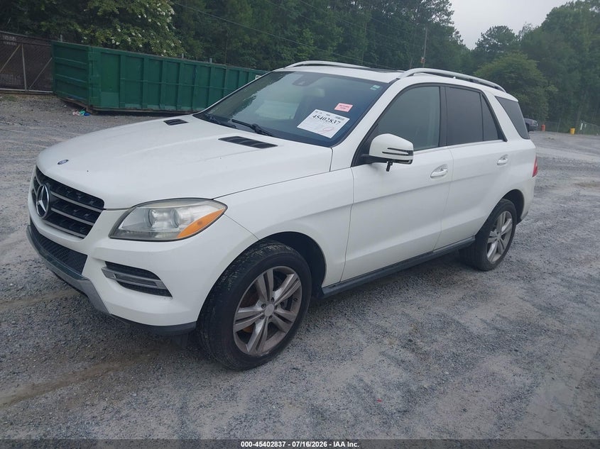 Vin: 4jgda5jb3fa454950, lot: 45900840, mercedes-benz ml 350 20152