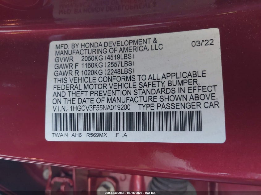 AtlanticExpress - Honda Accord