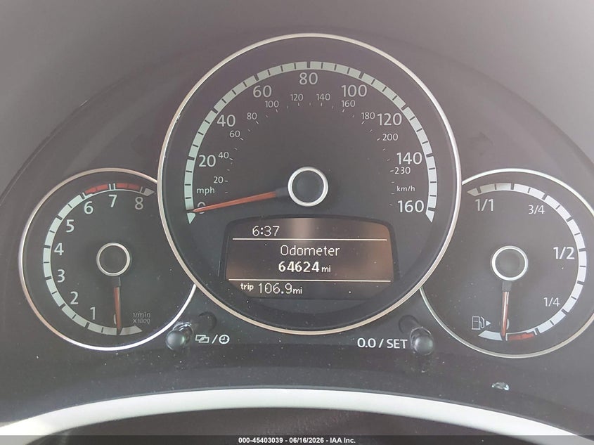 VOLKSWAGEN BEETLE 2016 VIN 3VWJ17AT2GM615933