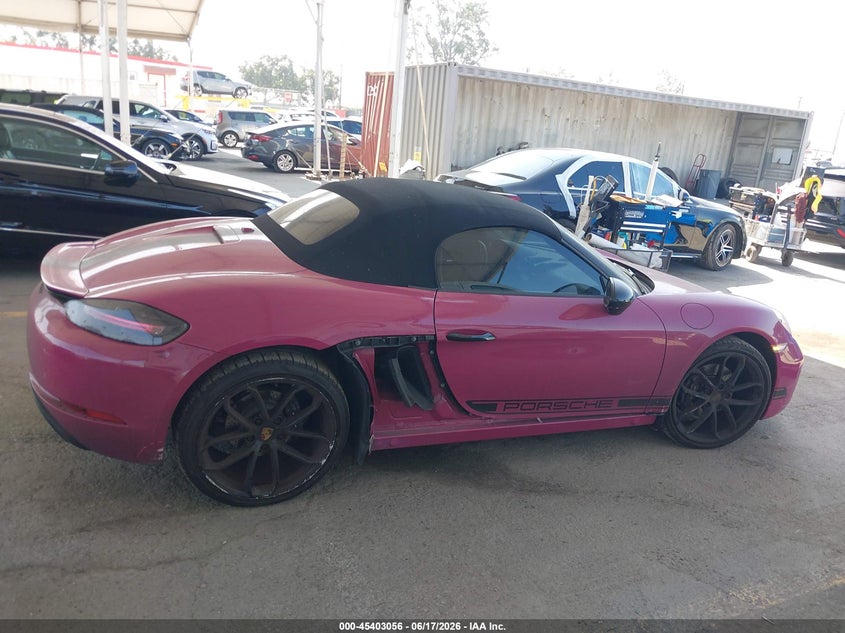 2024 PORSCHE 718 BOXSTER CABRIO 2.0L H-4 DI, DOHC, VVT, TURBO, 300HP