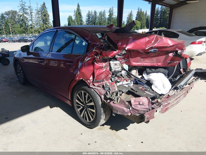 Vin: 4s3bnaf60j3043734, lot: 45901077, subaru legacy 2.5i premium 20183