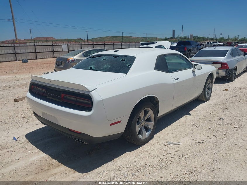 Vin: 2c3cdzagxjh322034, lot: 45901108, dodge challenger sxt 20184