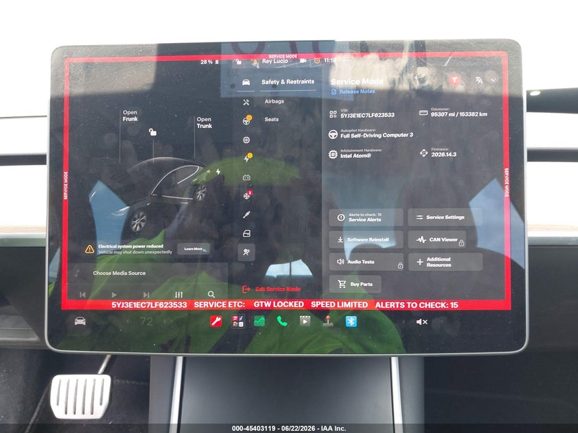 2020 TESLA MODEL 3 SEDAN ELECTRIC