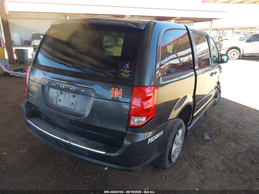 Vin: 2d4rn3dg7br643877, lot: 45901187, dodge grand caravan mainstreet 20114
