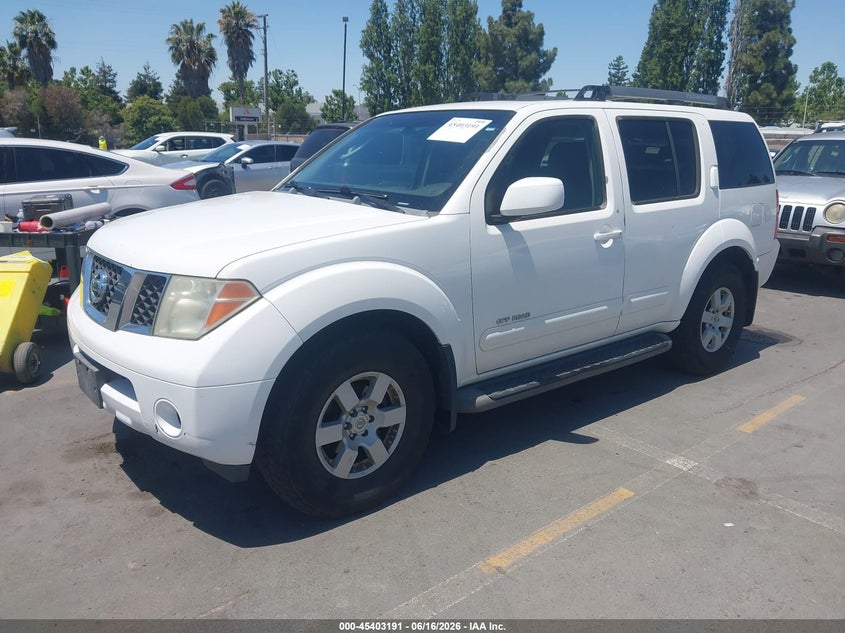 2005 Nissan Pathfinder Se Off-Road 5N1AR18W55C788168 photo 1