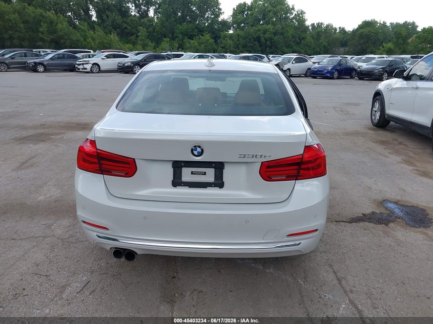 2017 BMW 330E Iperformance VIN: WBA8E1C31HA158933 Lot: 45403234