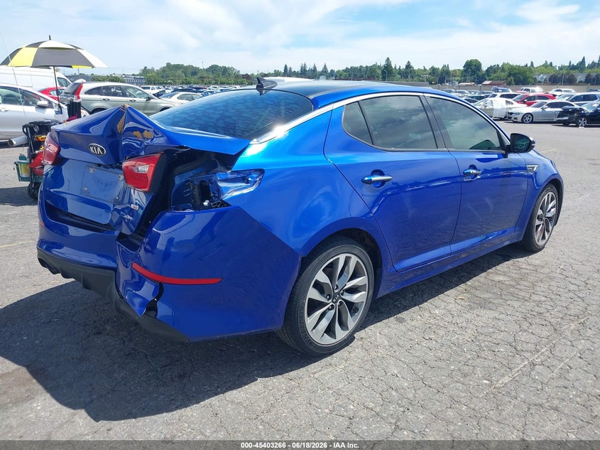 Vin: 5xxgr4a6xeg303212, lot: 45901269, kia optima sx turbo 20144