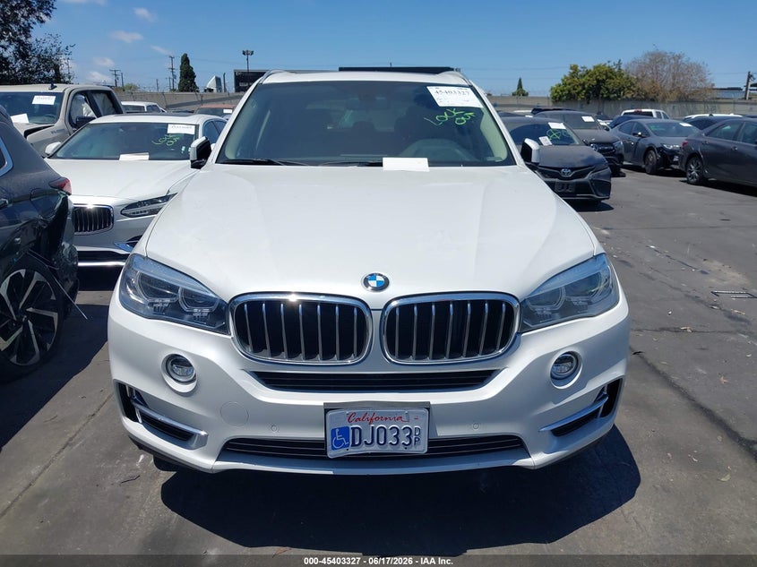 2015 BMW X5 SPORT UTILITY VEHICLE 3.0L I-6 DI, DOHC, VVT, TURBO, 300HP