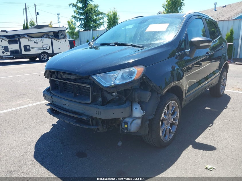 2018 Ford Ecosport Titanium VIN: MAJ6P1WL6JC206880 Lot: 45403361