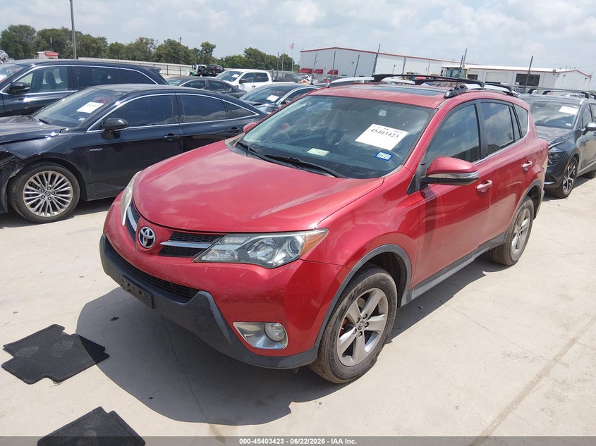2015 Toyota RAV 4, Удар спереду, IAAI, VIN 2T3WFREV0FW226268 — фото 2