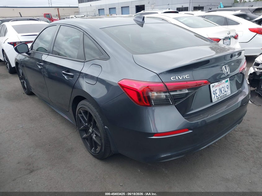 VIN 2HGFE2F59PH504807 2023 HONDA CIVIC SPORT