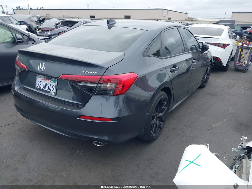 VIN 2HGFE2F59PH504807 2023 HONDA CIVIC SPORT