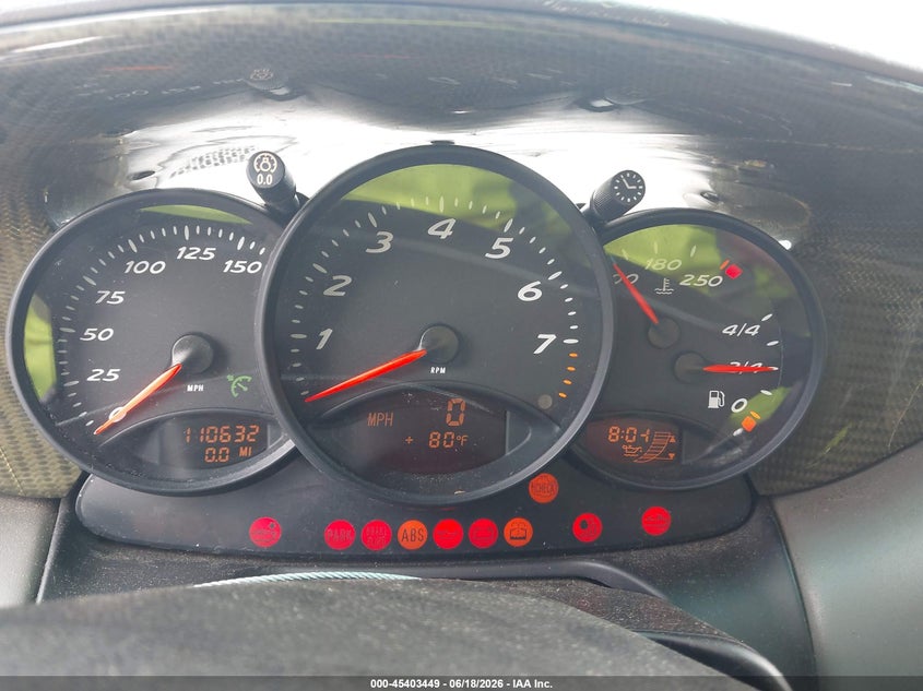 2000 Porsche Boxster VIN: WP0CA2981YU624506 Lot: 45403449
