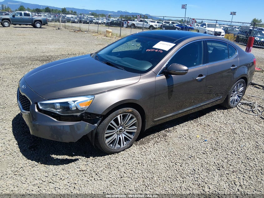 Vin: knaln4d70f5171272, lot: 45901453, kia cadenza premium 20152