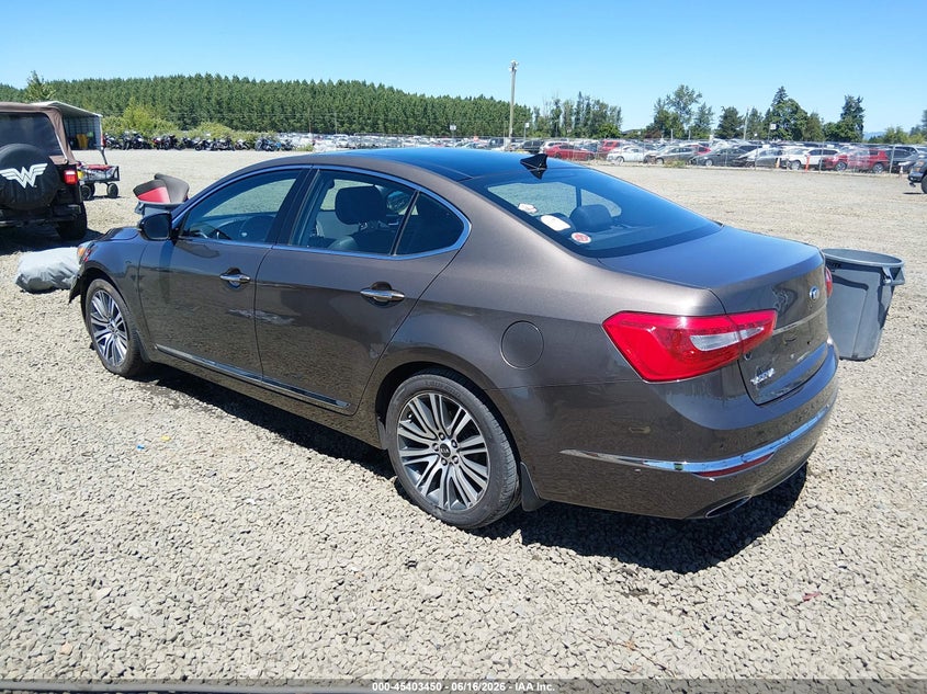 Vin: knaln4d70f5171272, lot: 45901453, kia cadenza premium 20153