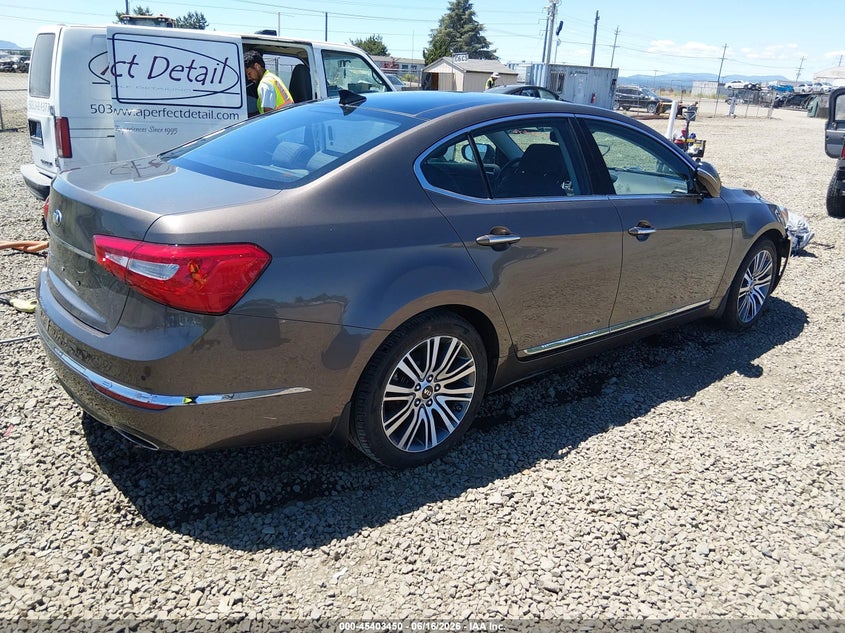 Vin: knaln4d70f5171272, lot: 45901453, kia cadenza premium 20154