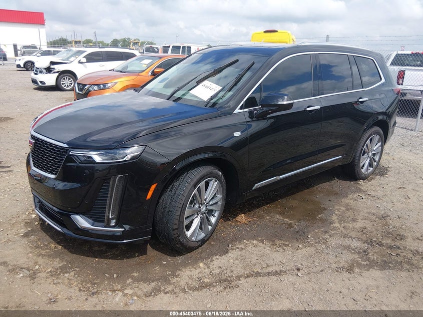 Vin: 1gykpcrs5sz116183, lot: 45901478, cadillac xt6 fwd premium luxury 20252