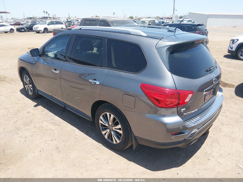 Vin: 5n1dr2mn3hc612918, lot: 45901482, nissan pathfinder sl 20173