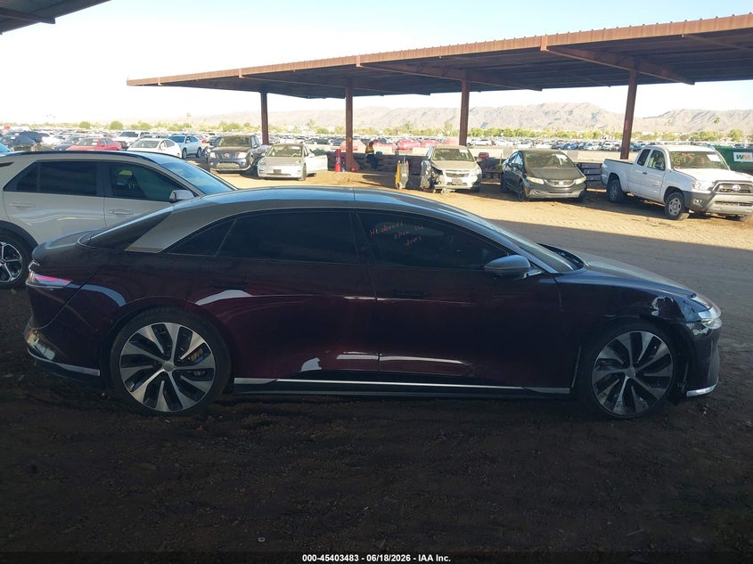 2022 Lucid Air Grand Touring VIN: 50EA1GBA8NA001507 Lot: 45403483