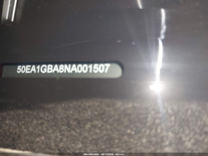2022 Lucid Air Grand Touring VIN: 50EA1GBA8NA001507 Lot: 45403483