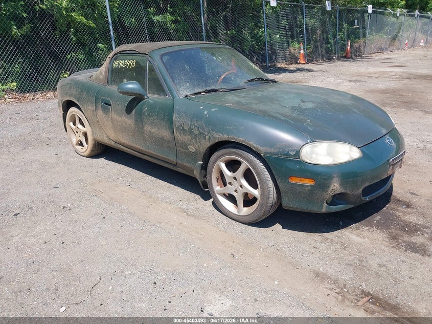2001 MAZDA MX-5 CABRIO 1.8L I-4 DOHC, VVT, 142HP