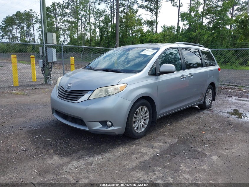 2011 TOYOTA SIENNA VAN 3.5L V-6 DOHC, VVT, 265HP