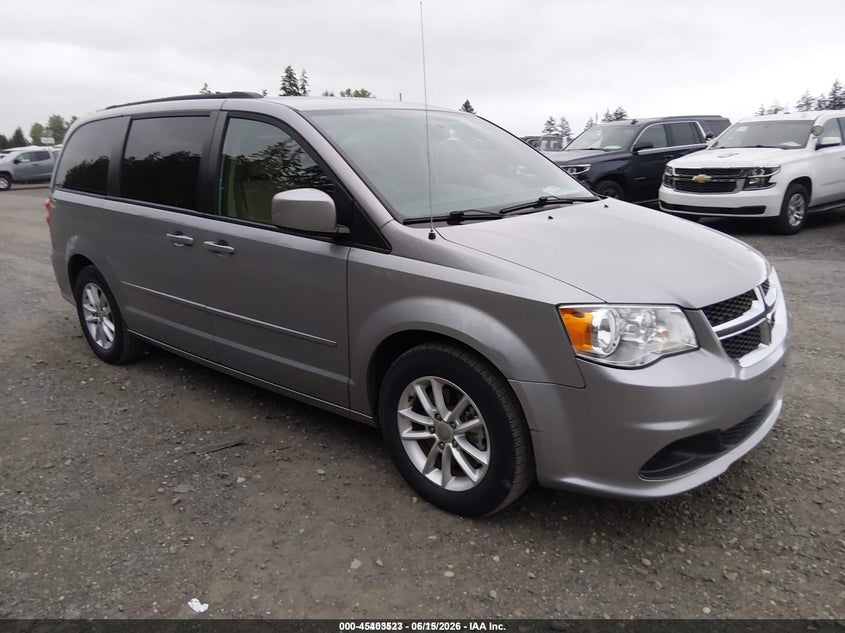 2016 Dodge Grand Caravan Sxt VIN: 2C4RDGCG0GR374833 Lot: 45403523