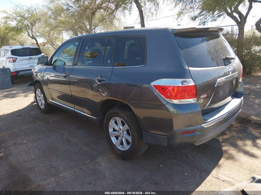 Vin: 5tdzk3eh7bs028346, lot: 45901547, toyota highlander base v6 20113
