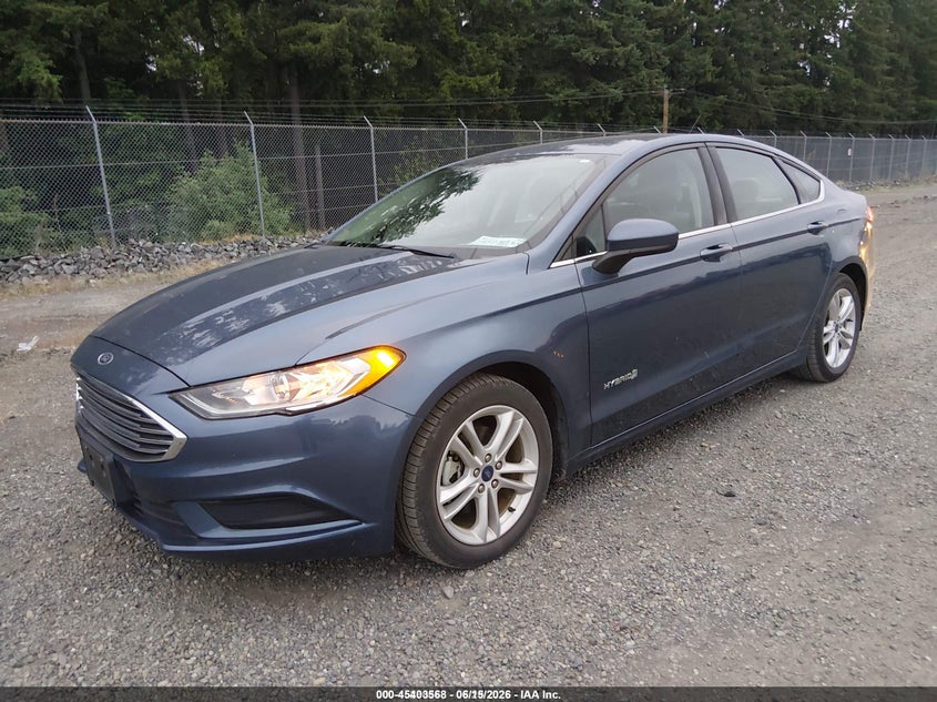 2018 FORD FUSION HYBRID auction photo 2