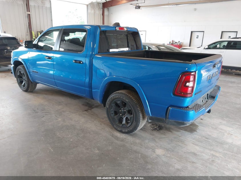 Vin: 1c6rrffg0sn204878, lot: 45901682, ram 1500 big horn  4x4 5'7 box 20253