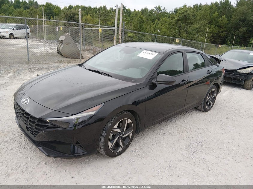 Vin: kmhls4ag8pu504689, lot: 45901737, hyundai elantra sel 20232