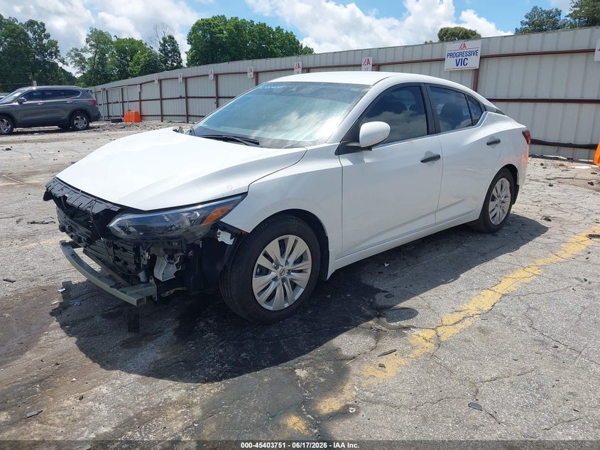 2025 NISSAN SENTRA auction photo 2