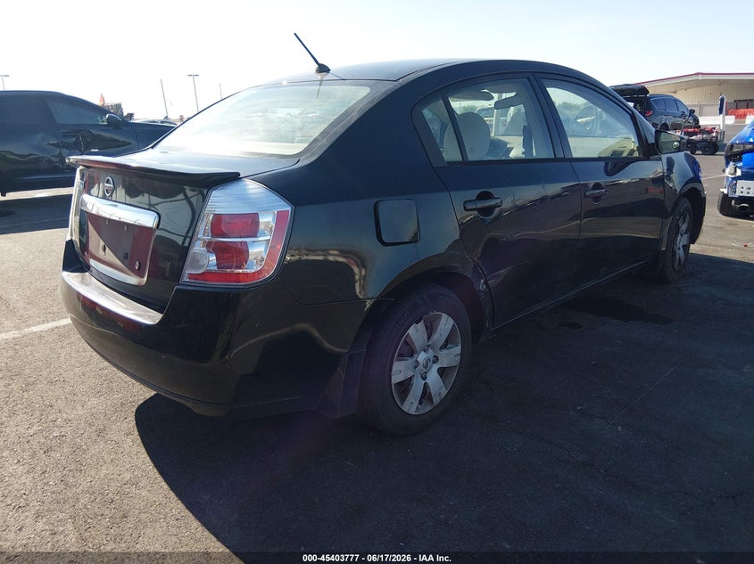 2011 NISSAN SENTRA SEDAN 2.0L I-4 DOHC, VVT, 140HP