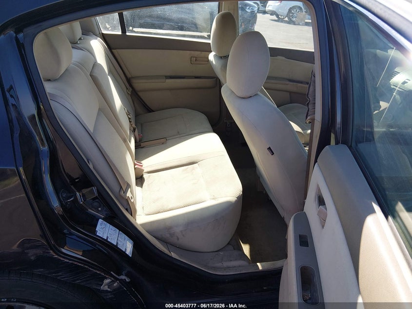 2011 NISSAN SENTRA SEDAN 2.0L I-4 DOHC, VVT, 140HP