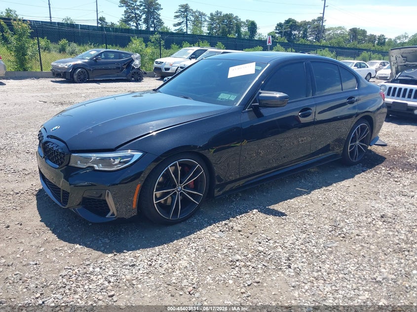 Vin: 3mw5u9j07m8b59684, lot: 45901853, bmw m340i m340i xdrive 20212