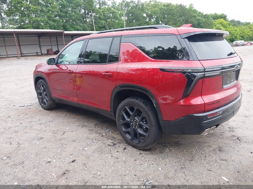 Vin: 1gnerlks6tj229610, lot: 45901928, chevrolet traverse fwd rs 20263