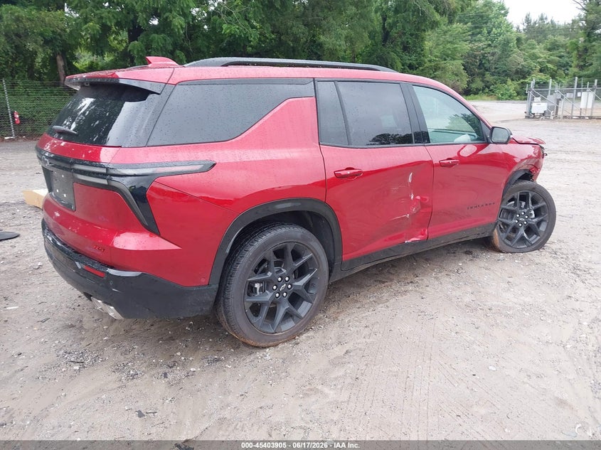 Vin: 1gnerlks6tj229610, lot: 45901928, chevrolet traverse fwd rs 20264
