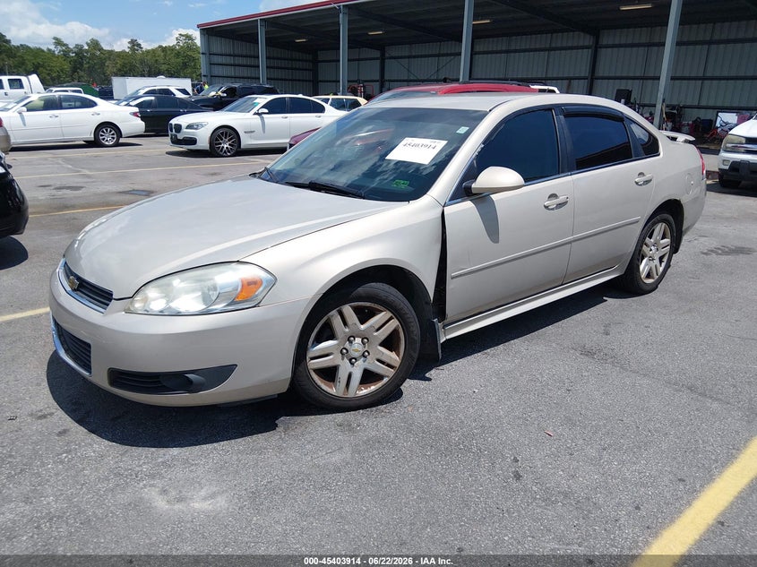2010 Chevrolet Impala Lt, Обычный износ, IAAI, VIN 2G1WB5EN3A1175363 — фото 2