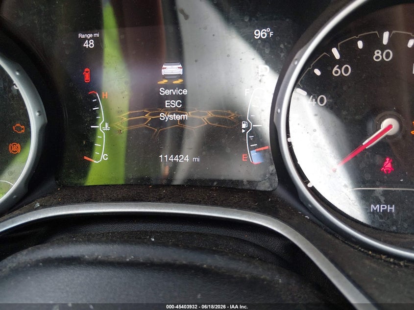 2019 JEEP COMPASS SPORT UTILITY VEHICLE 2.4L I-4 VVT, 180HP