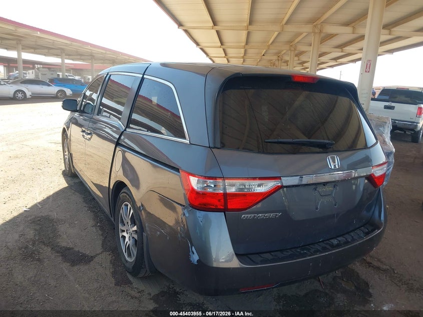 Vin: 5fnrl5h42db049128, lot: 45901978, honda odyssey ex 20133