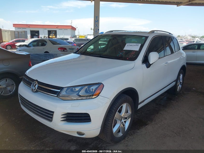 Vin: wvgef9bp6dd011520, lot: 45901982, volkswagen touareg vr6 lux 20132