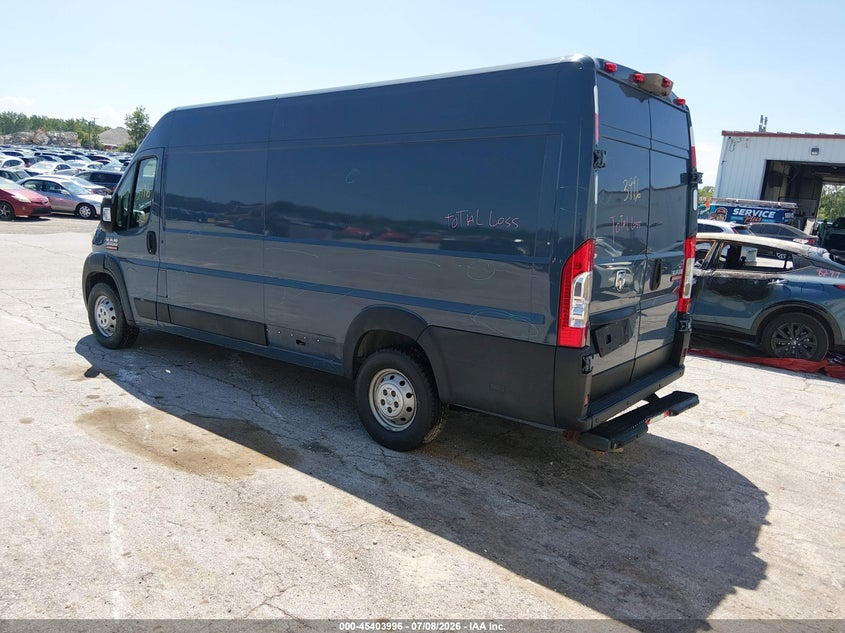 Vin: 3c6urvjg9ke553716, lot: 45902016, ram promaster 3500 cargo van high roof 159 wb ext 20193