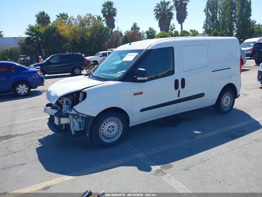 Vin: zfbhrfab5n6w68749, lot: 45902042, ram promaster city cargo van 20222