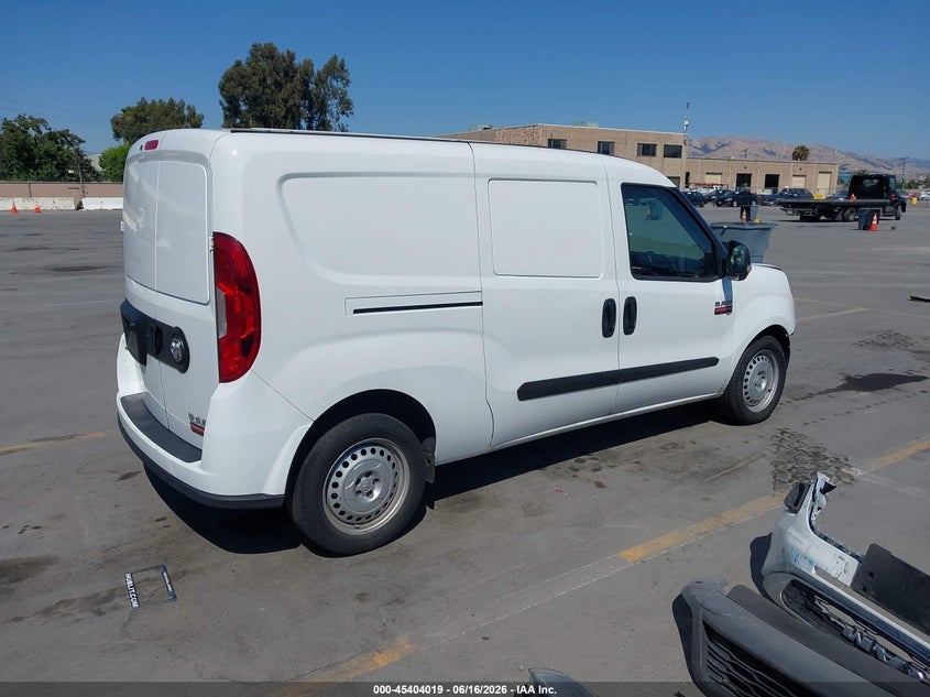 Vin: zfbhrfab5n6w68749, lot: 45902042, ram promaster city cargo van 20224