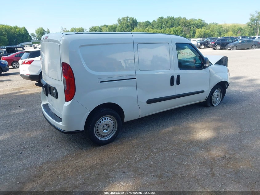Vin: zfb636vp2n6v98657, lot: 45902085, ram promaster city cargo van 20224