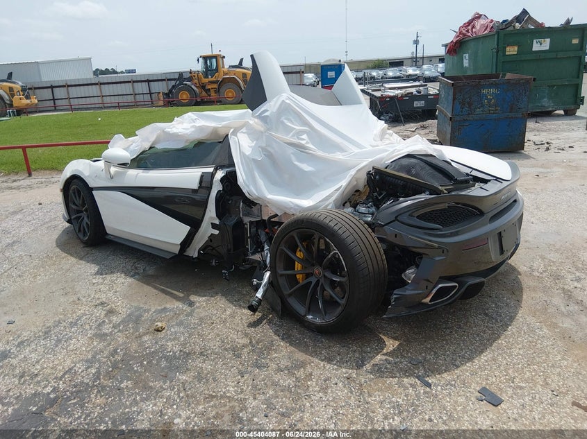 2018 MCLAREN 570S CABRIO 3.8L V-8 DOHC, VVT, TURBO, 562HP