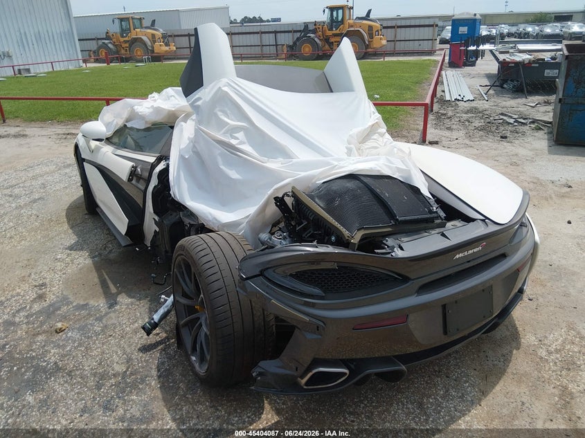 2018 MCLAREN 570S CABRIO 3.8L V-8 DOHC, VVT, TURBO, 562HP