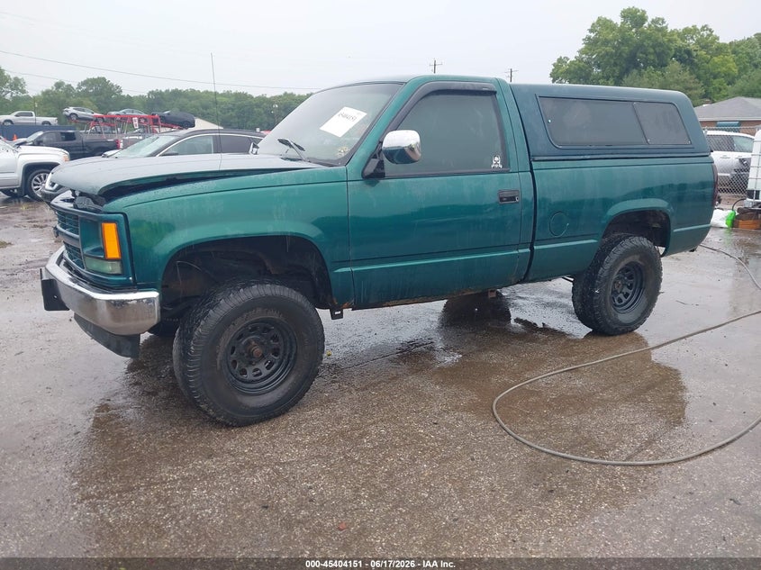 1GCEC14W8WZ242265 1998 Chevrolet C/K 1500 Work Fleetside W/T photo 1
